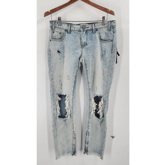New NWT One X One Teaspoon Freebirds Low Waist Rigid Skinny 7/8 Length Size 28 - Picture 5 of 14